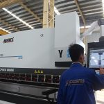 touch screen control cnc press brake machine 6 axis 220T 4000MM siemens motor power