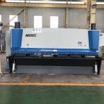 Ang hydraulic guillotine shearing machine 3200mm x 8mm nga may pneumatic nga materyal nga suporta