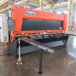 QC11y K-4X2500 sheet metal nga steel hydraulic guillotine shearing machine alang sa iron aluminum cutting